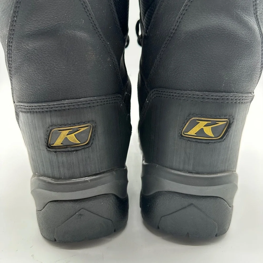 Klim Adrenaline GTX Mens Snowmobile Boots Gore-Tex Thinsulate Black Size 9